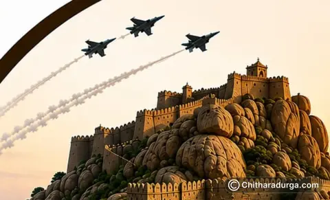 Illustration of Chitradurga – jets